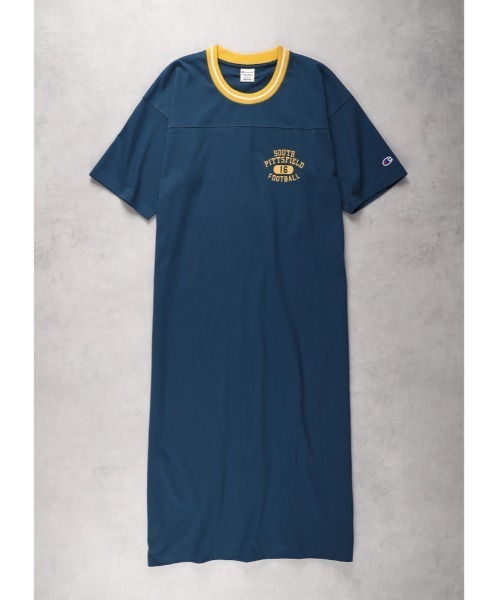 Champion（チャンピオン）の「【Champion】ラインリブワンピース（ワンピース・レディース・グリーン/ネイビー/オフホワイト・M/L/XL）」の10枚目の写真