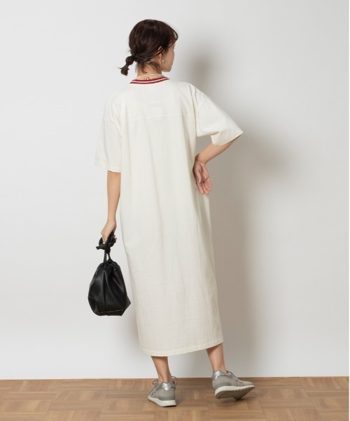 Champion（チャンピオン）の「【Champion】ラインリブワンピース（ワンピース・レディース・グリーン/ネイビー/オフホワイト・M/L/XL）」の19枚目の写真