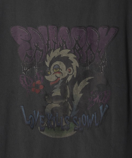 Ed Hardy(エドハーディー)の「EdHardy ピグメント加工 ビッグシルエット 半袖Tシャツ(Tシャツ/カットソー・メンズ・チャコール/ブラック系その他/チャコールグレー/ブラック・M/L)」の13枚目の写真