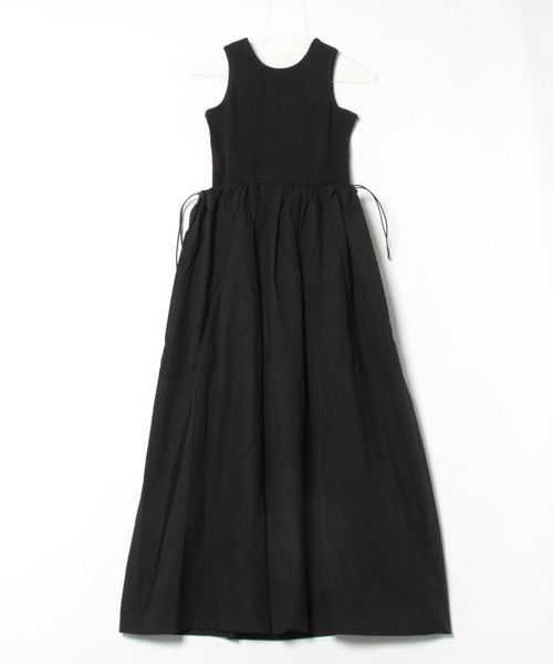 SUWDEE(スーディー)の「different material sleeveless one piece(ワンピース・レディース・ホワイト/ブラック・FREE)」の19枚目の写真
