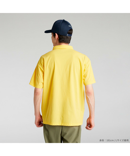 PUMA（プーマ）の「PUMA プーマ メンズ ゴルフ FOG ソリッド リラックス 半袖 ポロシャツ（ポロシャツ・メンズ・イエロー/グレー/オフホワイト/杢グレー・SMALL/MEDIUM/XX-LARGE/X-LARGE/LARGE）」の15枚目の写真