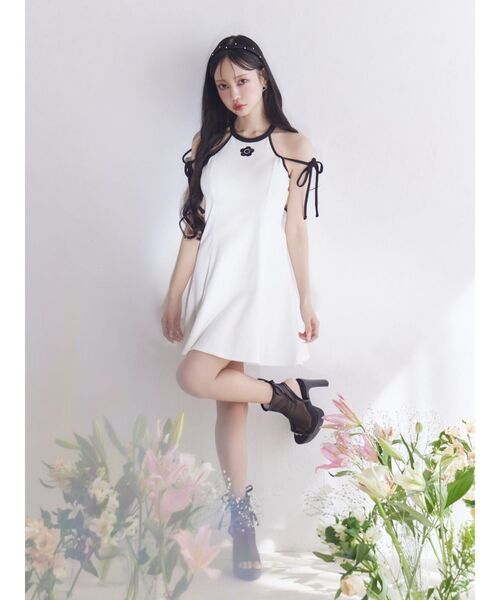 【EATMExMARY QUANT】 リボンリブワンピース EATME（イートミー）の「【EATME×MARY QUANT】リボンリブ