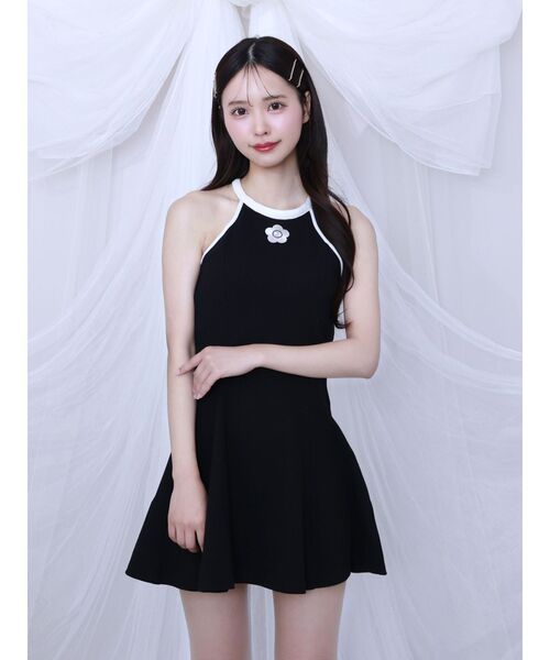 EATME(イートミー)の「【EATME×MARY QUANT】リボンリブワンピース(ワンピース・レディース・ピンク/オフホワイト/ブラック・FREE)」の16枚目の写真