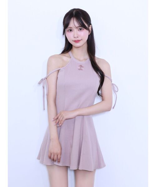 EATME(イートミー)の「【EATME×MARY QUANT】リボンリブワンピース(ワンピース・レディース・ピンク/オフホワイト/ブラック・FREE)」の19枚目の写真