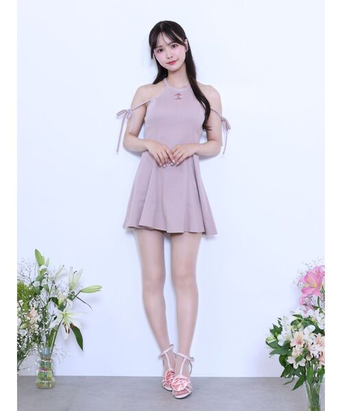 EATME(イートミー)の「【EATME×MARY QUANT】リボンリブワンピース(ワンピース・レディース・ピンク/オフホワイト/ブラック・FREE)」の21枚目の写真