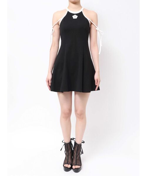 EATME×MARY QUANTリボンリブワンピース EATME イートミー マリークワント 【EATME×MARY QUANT】リボン