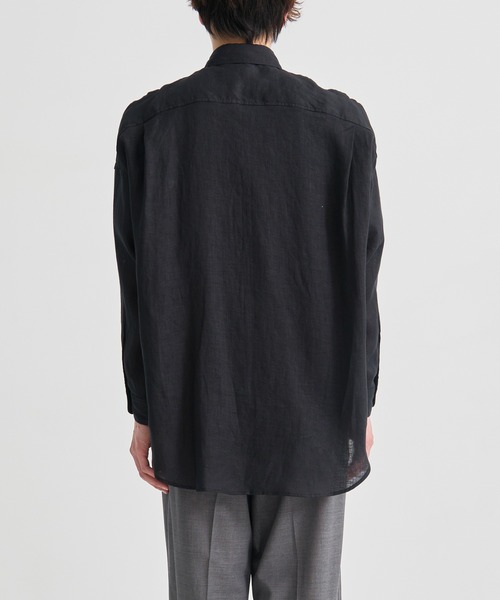 markaware（マーカウェア）の「【MARKAWARE/マーカウェア】TENT LONG SHIRT（シャツ/ブラウス・メンズ・ブラック/ホワイト・1/2）」の12枚目の写真