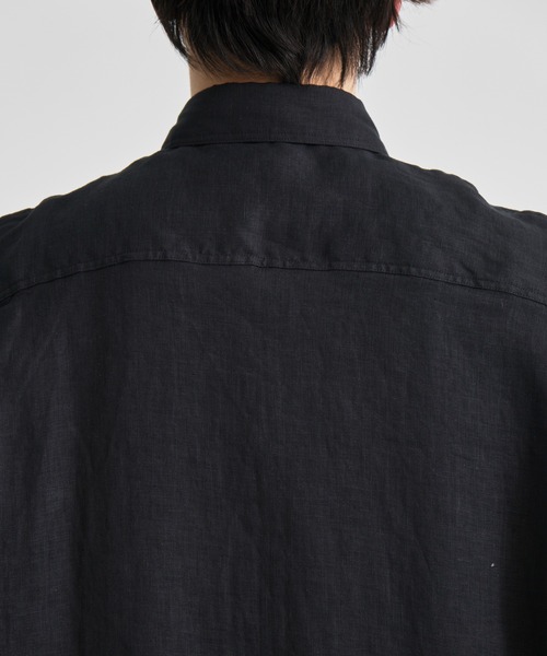 markaware（マーカウェア）の「【MARKAWARE/マーカウェア】TENT LONG SHIRT（シャツ/ブラウス・メンズ・ブラック/ホワイト・1/2）」の14枚目の写真