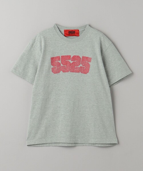 サイズ：M the 5525 ゴーゴーニーゴー  半袖Tシャツ ロゴプリント  ホワイト系 [240101439912] ゴルフウェア メンズ ストスト サイズ：M the 5525 ゴーゴーニーゴー 半袖Tシャツ ロゴプリント