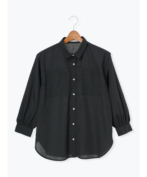 Lugnoncure（ルノンキュール）の「【イージーケア】ボリューム袖レギュラーシャツ（シャツ/ブラウス・レディース・ネイビー/ピンク/オフホワイト/チャコールグレー・F）」の20枚目の写真