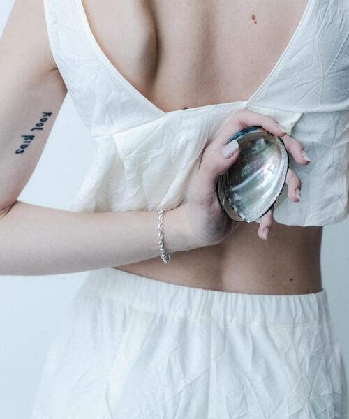 SMELLY（スメリー）の「SMELLY so’　connected chain bracelet（ブレスレット・レディース・シルバー・-）」の6枚目の写真