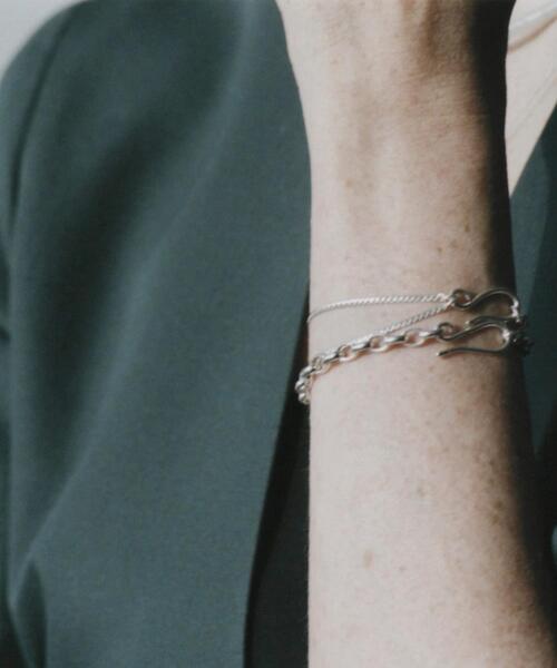 SMELLY（スメリー）の「SMELLY so’　connected chain bracelet（ブレスレット・レディース・シルバー・-）」の8枚目の写真