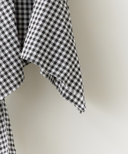 ROOPTOKYO(ループトウキョウ)の「Gingham Camisole Frilled Bustier / ギンガムキャミソールフリルビスチェ(キャミソール・レディース・ブルー/ブラック/ピンク・FREE)」の6枚目の写真