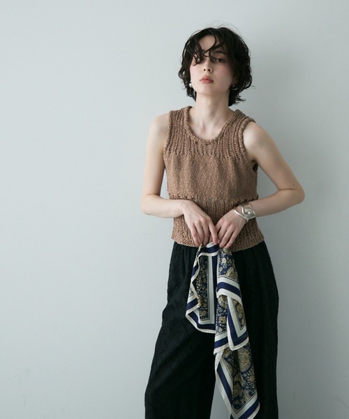 Box shaped summer knit（ニット/セーター）｜RIM.ARK