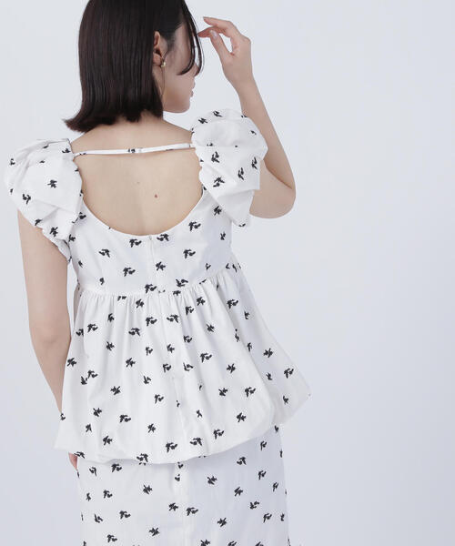 ナチュラルビューティーベーシック　エンブロイダリーシリーズ ブラウス NATURAL BEAUTY BASIC（ナチュラルビューティーベーシック）の