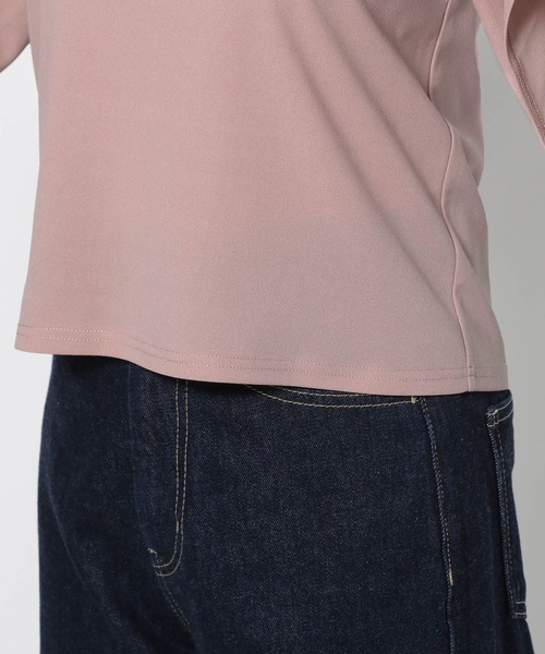 mysty woman（ミスティウーマン）の「チューリップスリーブプルオーバー 491358（Tシャツ/カットソー・レディース・アイボリー/ブラック/ピンク・FREE）」の13枚目の写真