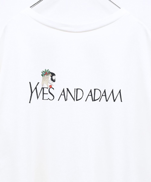 bedsidedrama(ベットサイドドラマ)の「YVES AND ADAM Flare T-Shirt(Tシャツ/カットソー・レディース・ナチュラル/ブラック/ホワイト・1/2)」の16枚目の写真