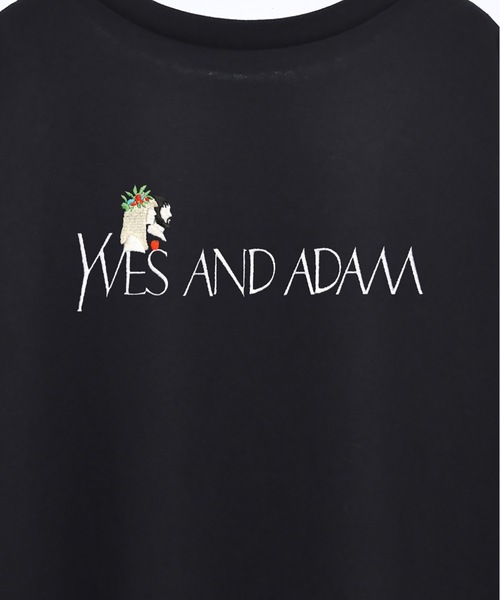 bedsidedrama(ベットサイドドラマ)の「YVES AND ADAM Flare T-Shirt(Tシャツ/カットソー・レディース・ナチュラル/ブラック/ホワイト・1/2)」の22枚目の写真