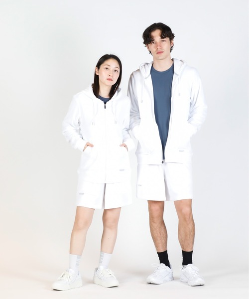 UNDER ARMOUR（アンダーアーマー）の「UAパイル フルジップ フーディー（ライフスタイル/メンズ）（スウェット・メンズ・ホワイト・M/L/XL/S/2XL）」の3枚目の写真
