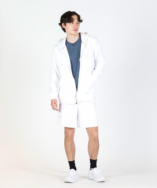 UNDER ARMOUR（アンダーアーマー）の「UAパイル フルジップ フーディー（ライフスタイル/メンズ）（スウェット・メンズ・ホワイト・M/L/XL/S/2XL）」の6枚目の写真