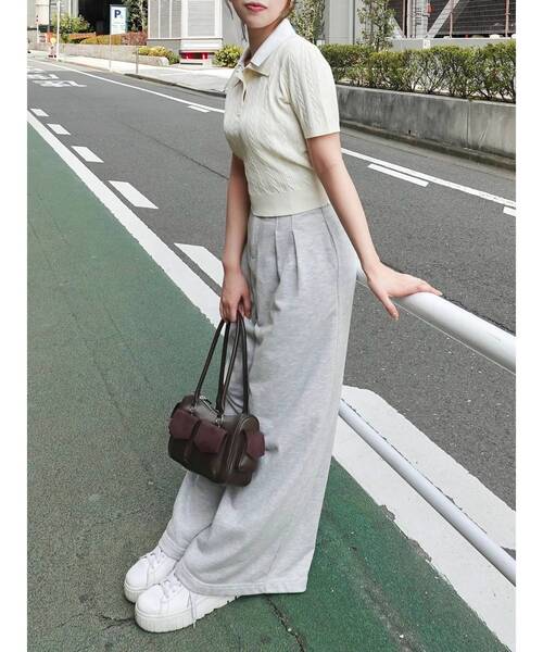 dazzlin ダブルカラーケーブルレイヤードリブニット ダズリン dazzlin ダブルカラーケーブルレイヤードリブニット