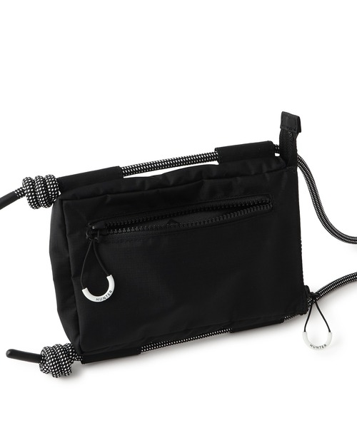 HUNTER（ハンター）の「【HUNTER for ADAM ET ROPE'】別注トラベルフォンポーチ（ボディバッグ/ウエストポーチ・レディース・ブラック/ホワイト・FREE）」の14枚目の写真