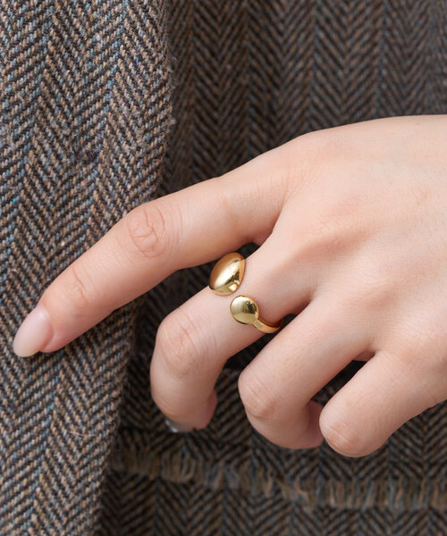 BIRTHDAY BAR(バースデイバー)の「round ring ラウンドリング(リング・レディース・ゴールド・0)」の1枚目の写真