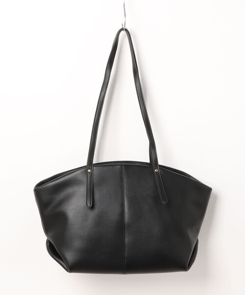 NiiNa（ニーナ）の「【 NiiNa / ニーナ 】高品質牛革 大容量 クラシック ラウンド トートバッグ（トートバッグ・レディース・ブラウン/ブラック・FREE）」の18枚目の写真