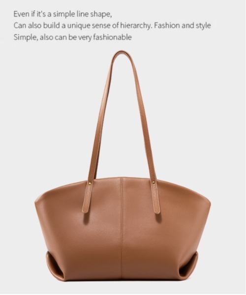 NiiNa（ニーナ）の「【 NiiNa / ニーナ 】高品質牛革 大容量 クラシック ラウンド トートバッグ（トートバッグ・レディース・ブラウン/ブラック・FREE）」の16枚目の写真