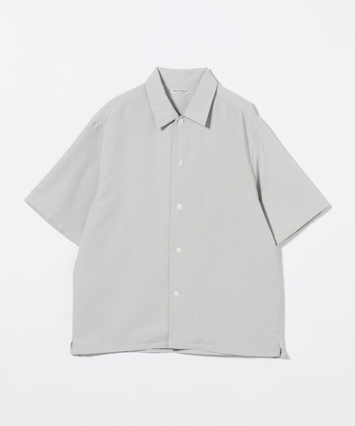 BEAUTY&YOUTHシルキータッチ キャンプカラー フォルム シャツ BEAUTY&YOUTH UNITED ARROWS｜シルキータッチ キャンプカラー