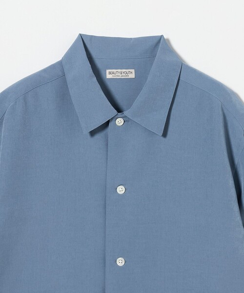 BEAUTY&YOUTH UNITED ARROWS(ビューティーアンドユースユナイテッドアローズ)の「シルキータッチ キャンプカラー フォルム シャツ(シャツ/ブラウス・メンズ・オリーブ/ライトブルー/ダークグレー/ライトグレー・XL/S/M/L)」の21枚目の写真