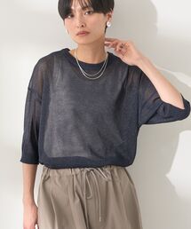 ラメシアーニット