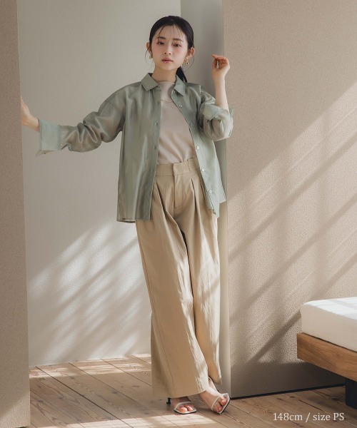 小さいサイズ シアーシャツ 低身長さん・小柄女性（シャツ