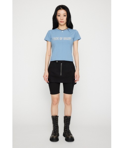 LAGUA GEM(ラグアジェム)の「FOIL LOGO PRINT Tシャツ(Tシャツ/カットソー・レディース・ブラック/ライトブルー/グレー・FREE)」の15枚目の写真