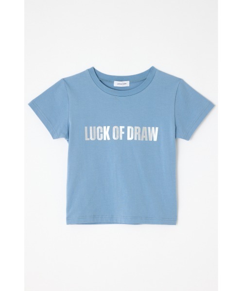 LAGUA GEM(ラグアジェム)の「FOIL LOGO PRINT Tシャツ(Tシャツ/カットソー・レディース・ブラック/ライトブルー/グレー・FREE)」の16枚目の写真
