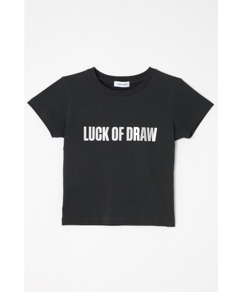 LAGUA GEM(ラグアジェム)の「FOIL LOGO PRINT Tシャツ(Tシャツ/カットソー・レディース・ブラック/ライトブルー/グレー・FREE)」の12枚目の写真