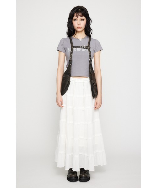 LAGUA GEM(ラグアジェム)の「FOIL LOGO PRINT Tシャツ(Tシャツ/カットソー・レディース・ブラック/ライトブルー/グレー・FREE)」の19枚目の写真