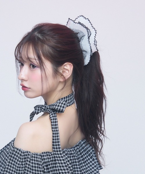 専用　 Sugri 小花のモチーフ付きチュールフリルクローシュ　黒　未使用 専用 Sugri 小花のモチーフ付きチュールフリルクローシュ 黒 未使用