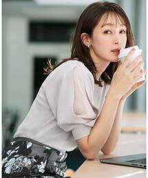 index | 《6色展開/XS-LLサイズ》ドライタッチ デザインスリーブニット【洗濯機洗い可/接触冷感/抗ピル】(ニット/セーター)