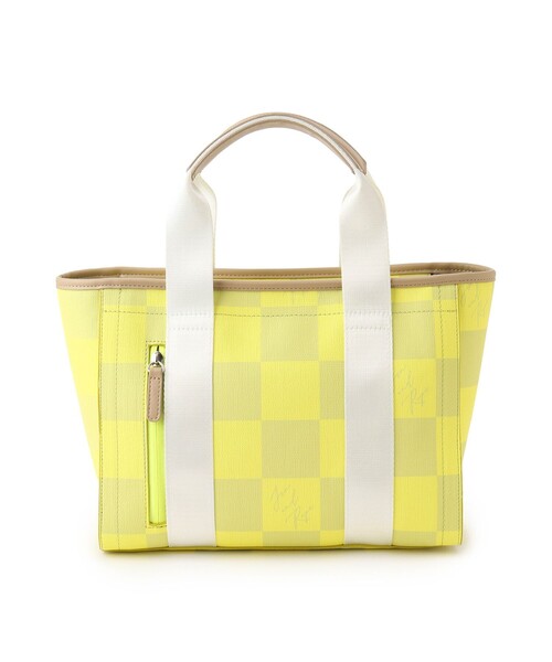 JUN&ROPE'（ジュンアンドロペ）の「チェッカープリントカートバック（トートバッグ・レディース・ブラック/サックスブルー/イエロー・FREE）」の15枚目の写真