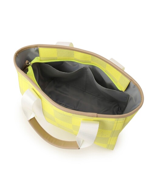 JUN&ROPE'（ジュンアンドロペ）の「チェッカープリントカートバック（トートバッグ・レディース・ブラック/サックスブルー/イエロー・FREE）」の9枚目の写真