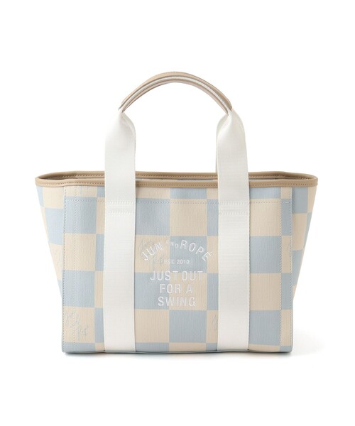 【新品】JUN&ROPE チェッカープリントカートバッグ チェッカープリントカートバック（トートバッグ）｜JUN&ROPE