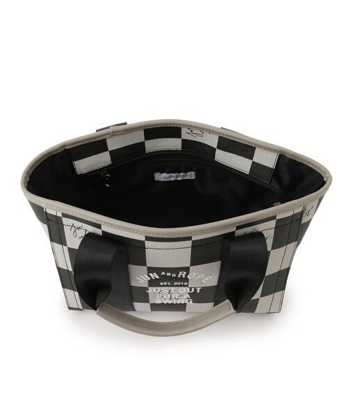 チェッカープリントカートバック（トートバッグ）｜JUN&ROPE