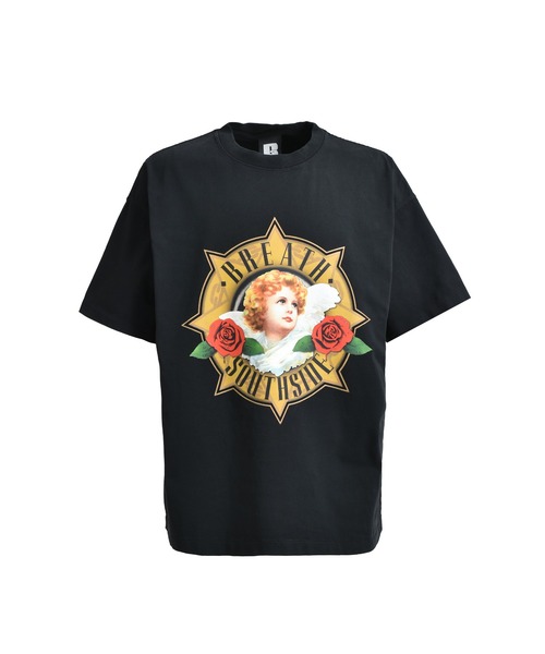 BREATH(ブレス)の「STARR ANGEL LOGO TEE(Tシャツ/カットソー・メンズ・ブラック・LARGE/MEDIUM/X-LARGE)」の1枚目の写真