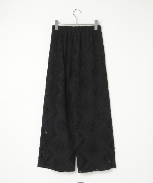 notch.（ノッチ）の「【 notch. by KR 】スクエアパターンレースパンツ（その他パンツ・レディース・ブラック/アイボリー・M/TM）」の8枚目の写真