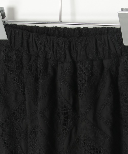 notch.（ノッチ）の「【 notch. by KR 】スクエアパターンレースパンツ（その他パンツ・レディース・ブラック/アイボリー・M/TM）」の7枚目の写真