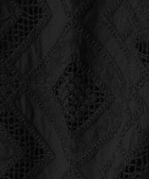 notch.（ノッチ）の「【 notch. by KR 】スクエアパターンレースパンツ（その他パンツ・レディース・ブラック/アイボリー・M/TM）」の4枚目の写真