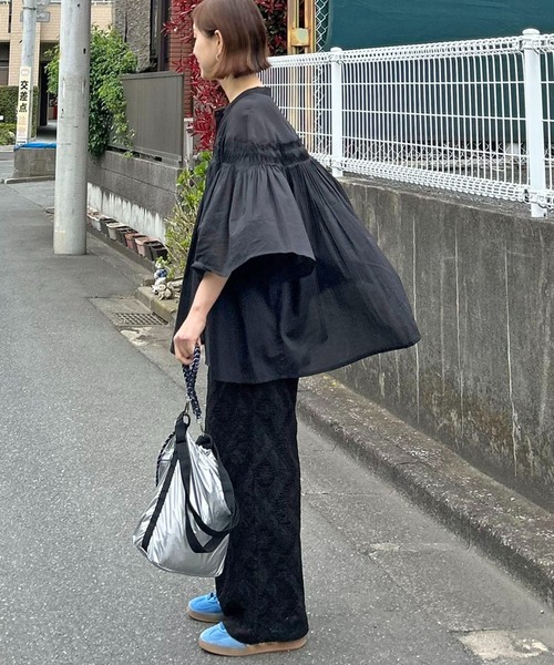 notch.（ノッチ）の「【 notch. by KR 】スクエアパターンレースパンツ（その他パンツ・レディース・ブラック/アイボリー・M/TM）」の15枚目の写真