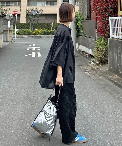 notch.（ノッチ）の「【 notch. by KR 】スクエアパターンレースパンツ（その他パンツ・レディース・ブラック/アイボリー・M/TM）」の12枚目の写真