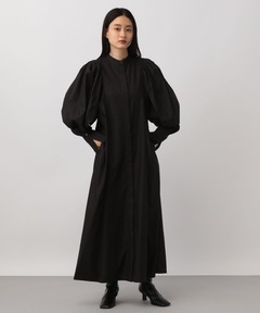 レイヤード風シャツワンピース